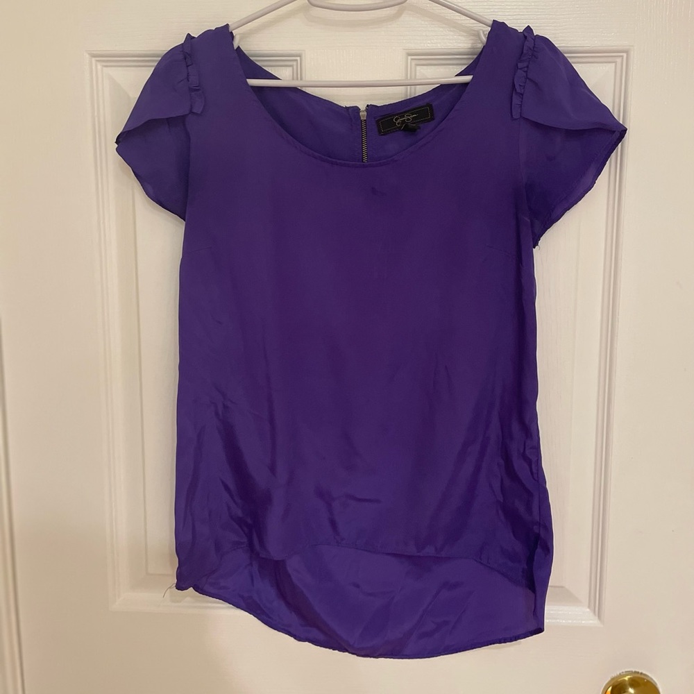 Jessica Simpson purple top size S